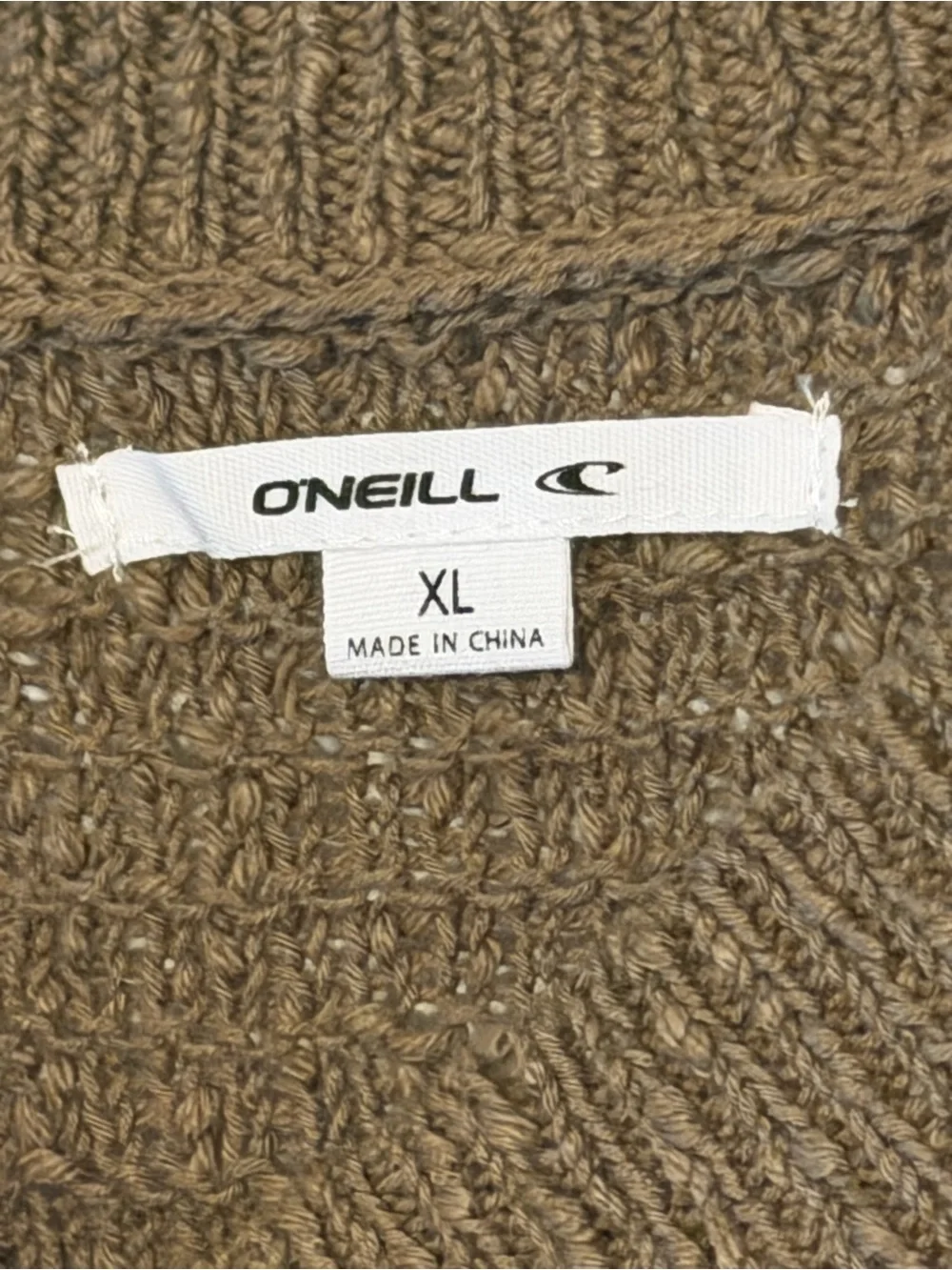 O'Neill Sunny Paradise V-Neck Sweater in Olive